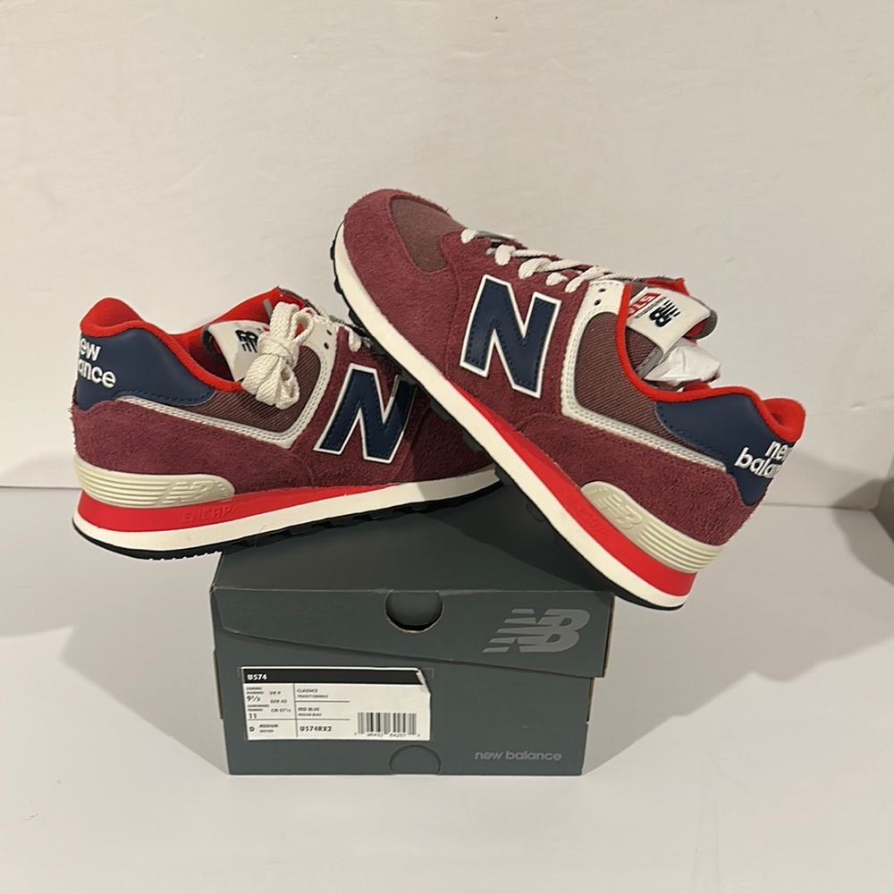 New Balance U574 ‘Cranberry’ Sz 9.5 (U574RX2)